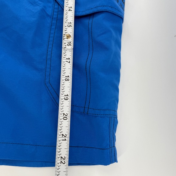 True Religion Flap Pocket Cargo Board Shorts Mens Medium Swim Trunks Beach NWT - Picture 11 of 15